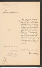 k.k. naturhistorisches Hofmuseum, Intendanzakten 1885-1896 (Hauer), Aktenzahl Z.326/1893, Seite 3